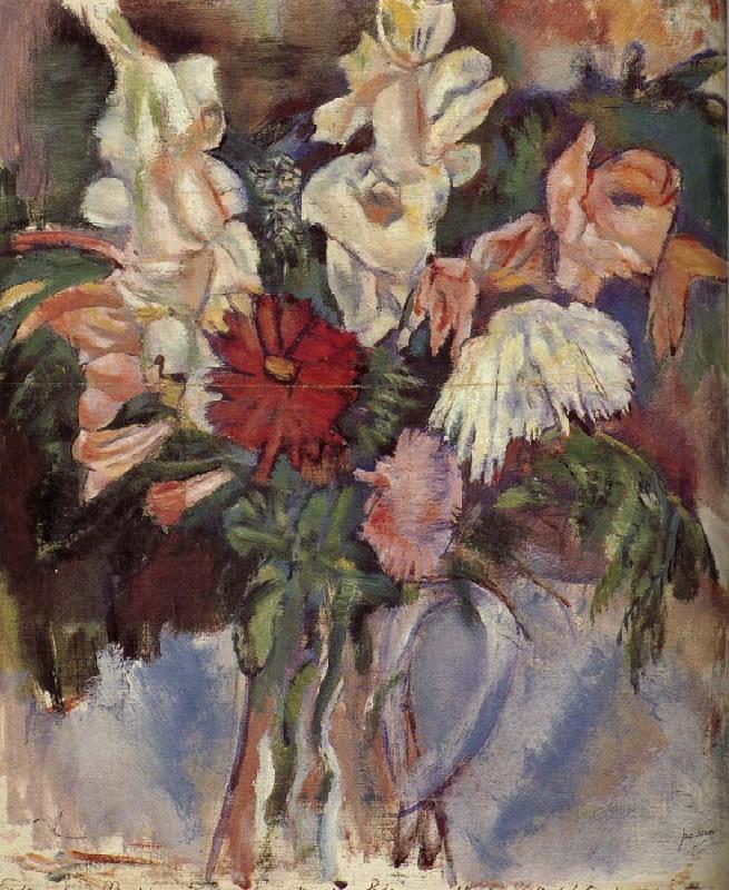 Jules Pascin Flower and vase oil painting image